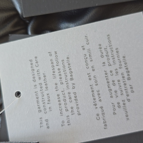 Bagatelle Vegan Black Paperbag Waist Pants - Picture 7 of 16